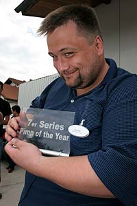 Torsten Hentschel (alias „Der Dicke”) bekam für seinen BMW 730d (E38) den Pokal „7er Series Pimp of the Year”