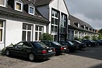 BMW 7er-Reihe auf dem Parkplatz der Bereitschaftspolizei in Wuppertal