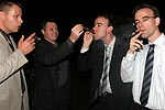 Eine Zigarre zur Silberhochzeit: Michal, Andre, Matthias und Christian