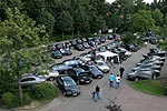 Wegberg Parkplatz vom Dach des Forums aus gesehen