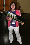 beste Teilnehmerin beim Autoteile-Spiel: Ann-Kristin (Rakete). Sie gewann ein Leucht-Kennzeichen von 3M inkl. Prgung