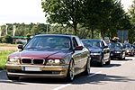 BMW 7er-Konvoi auf dem Grenzlandring