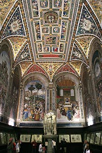 Dom von Siena: Decke der Piccolomini-Bibliothek