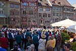 Ein Musikfest o. ä. fand in Stein am Rhein statt, und sorgte für Überfüllung