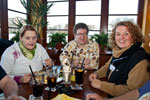 Rhein-Ruhr-Stammtisch im Januar 2011: Janine ('pandora1112'), Henning ('boppy') und Ulli ('Jeff Jaas')