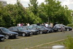 8. BMW Schwaben-Stammtisch: BMW 7er Parkplatz an der Schnitzelhütte