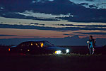 abends gegen 23 Uhr an einer Anhöhe am Möhnesee: der BMW 730d (E38) von Michael ('virgo')