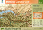 Karte an der Kanzelbrücke
