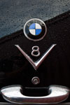 V8-Schild auf der Heckklappe des BMW 502