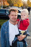 Stammtisch-Organisator Stefan ('Jippie') kam erstmals
mit seinem Sohn zum Rhein-Ruhr-Stammtisch im November 2011