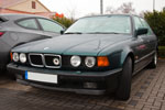 BMW 730i (V8, E32, Bj. 1993) von Siegmund ('biber1956'), der heute zum ersten Mal beim Stammtisch dabe war