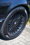 20 Zoll Alpina Alurad, schwarz lackiert auf dem BMW 750i (E38) von Wilhelm ('WL7001')