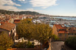 Blick auf Cannes mit seinem Hafen