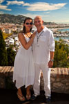 Daniela und Alexander ('nilu') in Cannes
