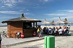 Kaffee-Bar am Strand von Albarella