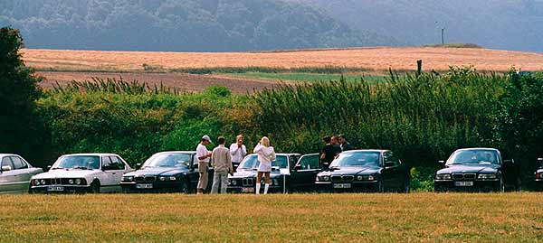 Panoramabild vom BMW Treffen in Alsfeld