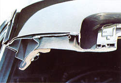 Querschnitt des Dachbereiches