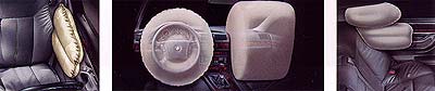 10 Airbags im BMW 7er, Modell E38