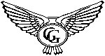 Von Günter Geier entworfenes Logo mit seinen Initialen.
