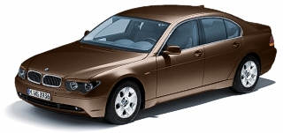 BMW 7er, E65, mocca braun metallic