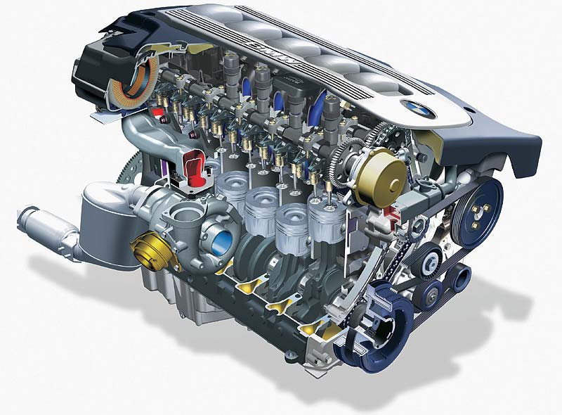 Foto BMW 6Zylinder Dieselmotor (160kW/500 Nm) (vergrößert)