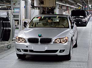 Produktion der BMW 7er-Reihe im Werk Dingolfing