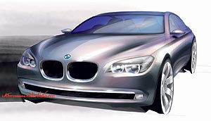 Die neue BMW 7er Reihe (Modell F01), Design Skizze, Karim Habib (Exterieur Design) 