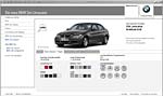 BMW 3er Online-Konfigurator mit fotorealistischen Bildern