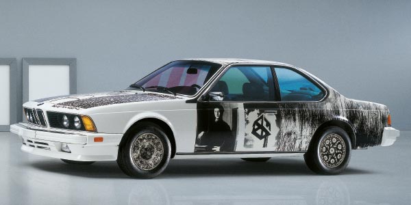 Robert Rauschenberg, Art Car, 1986 - BMW 635 CSi