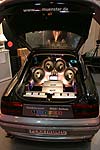 Opel Calibra mit Sound-Anlage