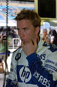 Nick Heidfeld w�hrend des 1. Qualifyings in Bahrein