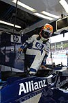 Antonio Pizzonia beim Qualifying in Monza