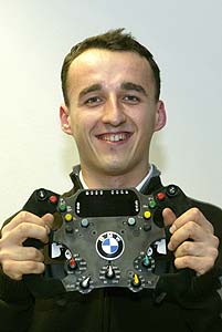 BMW Sauber F1 Team Testfahrer Robert Kubica