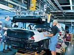 BMW Werk Dingolfing, Montage BMW 6er Cabrio, Verdeckeinbau