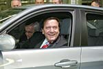 Bundeskanzler Gerhard Schröder und Joachim Milberg