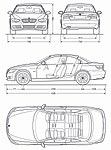 Innen- und Auenabmesungen BMW 3er Cabrio