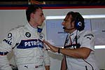 Robert Kubica mit seinem Renn-Ingenieur Giampaulo Dall'Ara