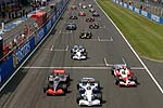 Nick Heidfeld mit sehr gutem Start ins F1-Rennen in Silverstone