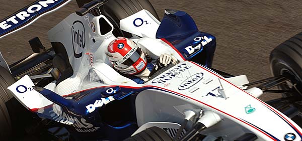 Robert Kubica whrend der Qualifikation zum F1-Rennen in Italien