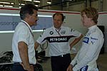 Mario Theissen mit Willy Rampf und Sebastian Vettel in der Trkei