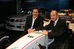 Dr. Mario Theissen (BMW Motorsport Direktor) mit Peter Sauber