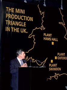 Der britische Schatzkanzler Gordon Brown MP