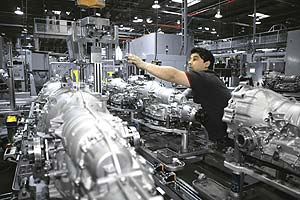 Automatikgetriebe Produktion bei ZF