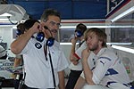 Dr. Mario Theissen mit Nick Heidfeld in Shanghai