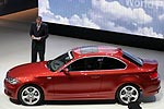 Dr. Draeger, BMW Vorstandsmitglied, stellte das neue 1er Coup von BMW vor