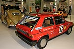 VW Golf D Formel E, Baujahr 1981, 4-Zyl.-Dieselmotor, 1.588 cccm, 54 PS, vmax: 145 km/h, Rekord: 2,01 l Verbrauch auf 100 km