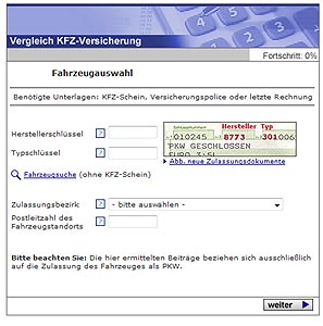Kfz-Versicherungsvergleich von aspect-online auf 7-forum.com