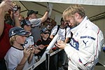 Nick Heidfeld bei der Autogrammstunde am Nrburgring