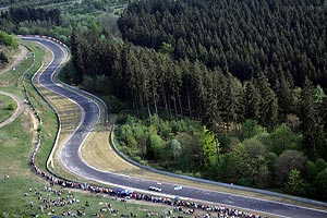 Nick Heidfeld im BMW Sauber F1.07 auf der Nordschleife des Nrburgrings