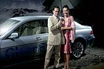 BMW CleanEnergy Event: Lisa Seitz und Max Tidof vor dem BMW Hydrogen